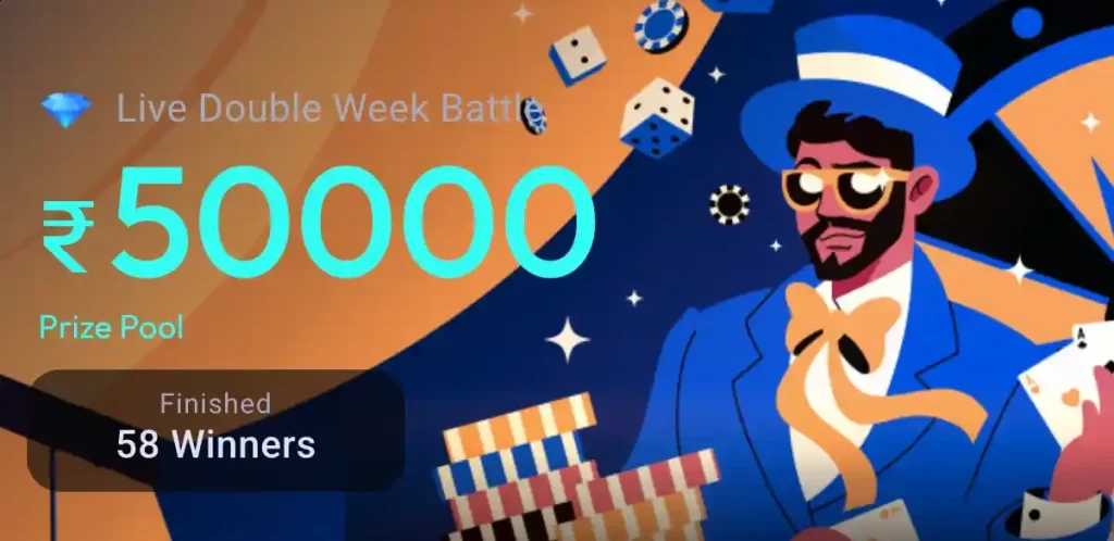 OK RUMMY promotion banner with bonus offer